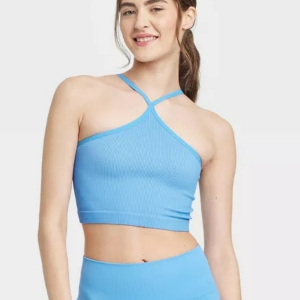 ❤️10/$16 New colsie ribbed crop tank bra